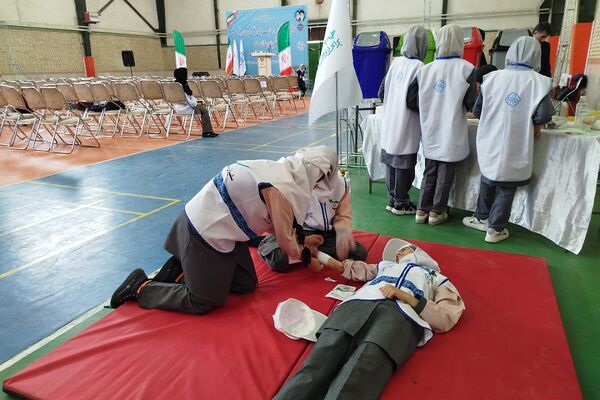 اولین جشنواره رقابت‌های علمی و مهارتی سفیران سلامت با شعار دانش آموز سالم، مدرسه ایمن
