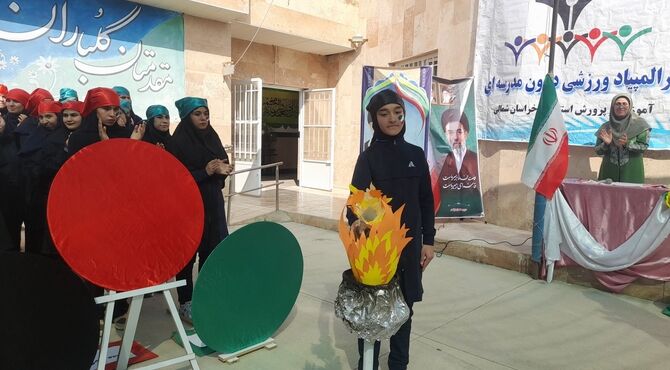 افتتاحیه پار المپیک ورزش درون مدرسه ای در دبیرستان استثنایی ایثار