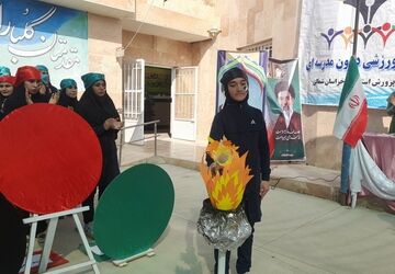 افتتاحیه پار المپیک ورزش درون مدرسه ای در دبیرستان استثنایی ایثار
