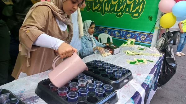 تهران در لباس سبز تولد امام رضا (ع) 