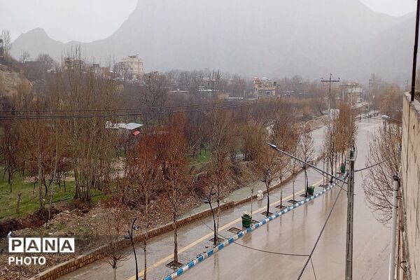  بارش باران در شهر بار 