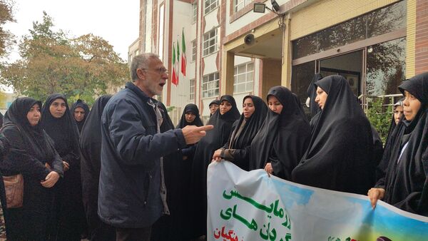 رزمایش گردان‌های بسیج فرهنگیان سپاه امام رضا (ع) در اداره‌کل آموزش و پرورش خراسان رضوی