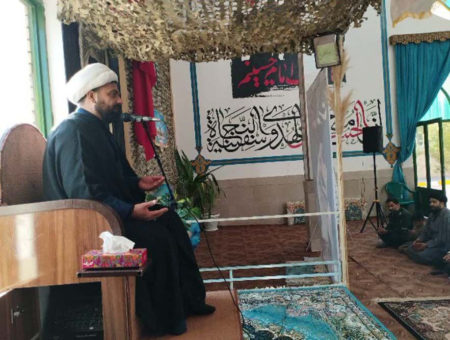 عزاداری سیدالشهدای خدمت «شهید آیت‌الله رئیسی» در کوهبنان