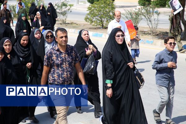 راهپیمایی روز قدس در تنگستان