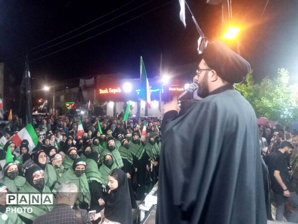 اجتماع مردمی حامیان آرمان‌های انقلاب اسلامی ایران در گلوگاه 