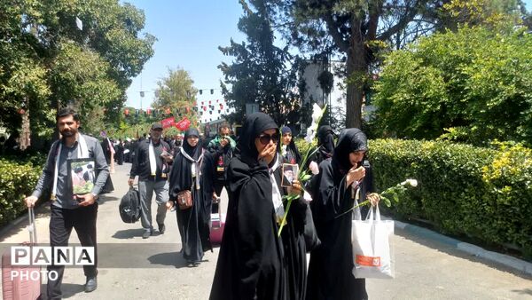 روایتی از مهر و ایثار با استقبال از خانواده شهدای میناب