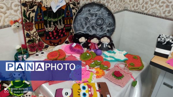 نمایشگاه صنایع دستی در دبستان احمدی مقدم چلیچه