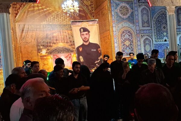 مراسم وداع با شهید امیرحسین مزینی در فریمان