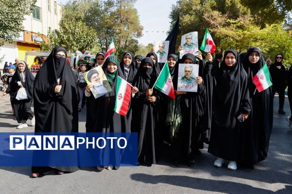 پیاده روی جاماندگان اربعین در اصفهان