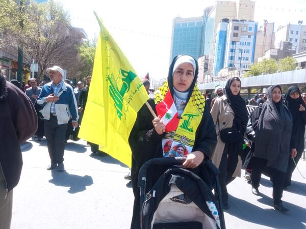 حضور پرشور مشهدی‌ها در راهپیمایی روز قدس؛ فریاد حمایت از فلسطین