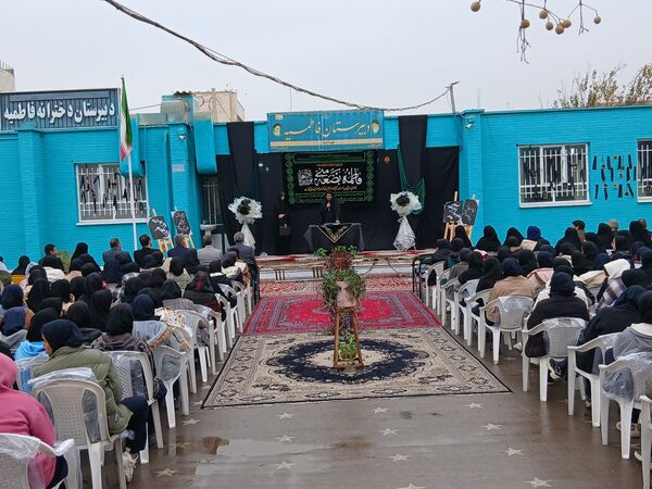 مراسم شهادت حضرت ام البنین در دبیرستان فاطمیه 