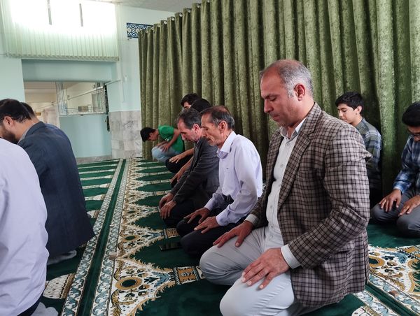 موکب دبیرستان ناصر در آموزش  و پرورش ناحیه ۷