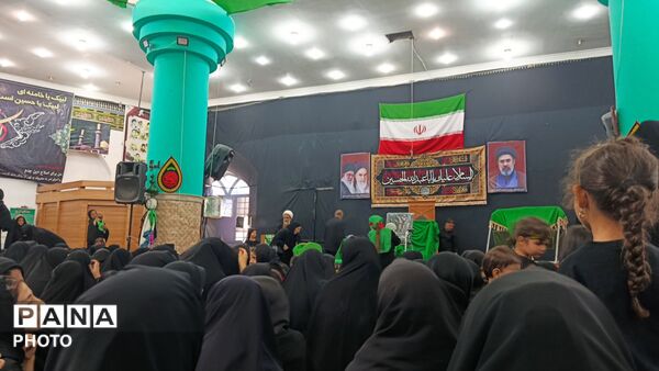مراسم عزاداری شش ماه ابا عبدالله الحسین ( ع) در مهدیه روستای دهنو خلیل آباد  