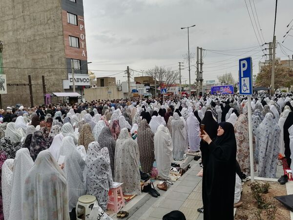  نماز عید فطر در شهرستان آبیک