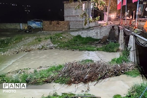 حال و هوای شهر بار بعد از بارش زیبای باران 