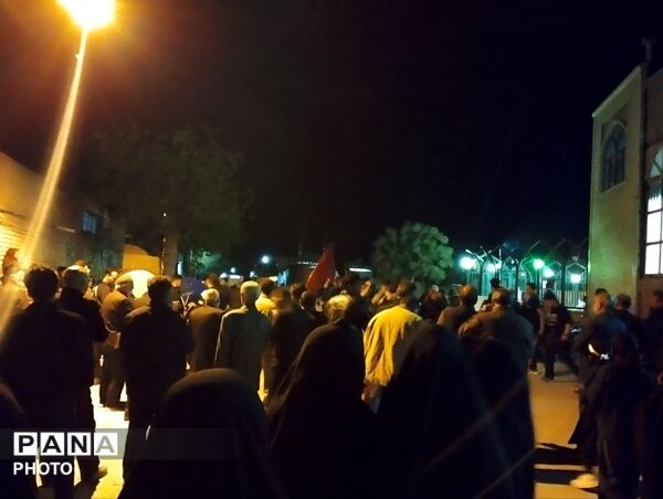 مراسم اربعین امام شهید آیت الله خامنه ای و دانش آموزان میناب در روستای مهدی آباد خلیل آباد 