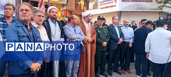 جلوه‌هایی از اجتماع مردم بجنورد در تجلیل از بانوی شجاع رسانه ملی