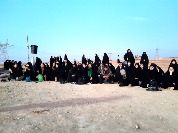 سفر دانش‌آموزان دختر ناحیه۶ مشهد به راهیان نور