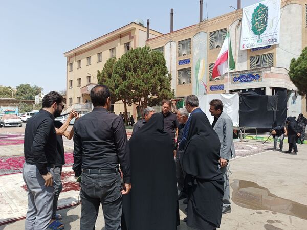 بازدید  رئیس مرکز حراست وزارت آموزش و پرورش از خدمت‌رسانی به زائران در مشهد