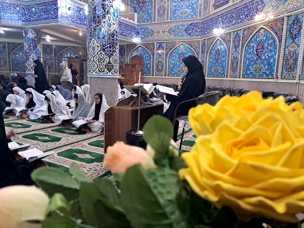 برپایی مراسم جز خوانی در مسجد امام علی (ع)