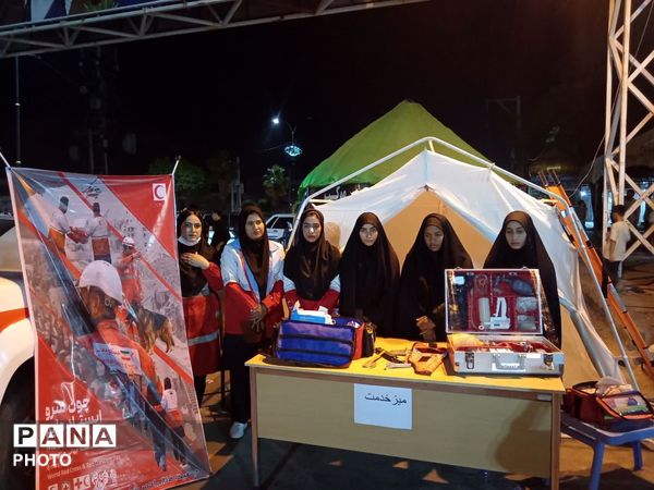 حضوردانش آموزان دراجتماع مردمی رودبارجنوب