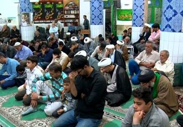 مراسم بزرگداشت یاد و خاطره شهید سید حسن نصرالله در میبد 