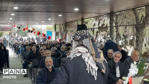 تشییع سردار محمدحسن شمس بر دستان مردم نظرآباد
