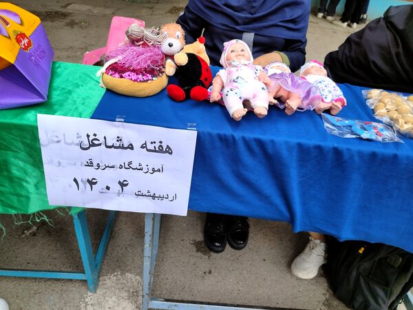 بازارچه کسب و کار در دبیرستان میرزا جعفر سروقد