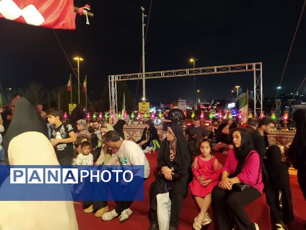 حضور پرشور عاشقان اباعبدالله در کشتی نجات محرم