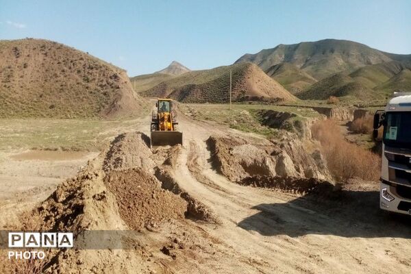 بهسازی جاده بار به بجنو به همت شهرداری بار