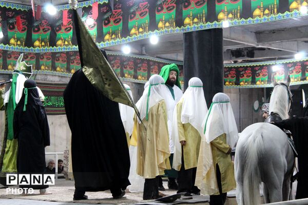 کربلا در قاب تعزیه در شهر سامان 