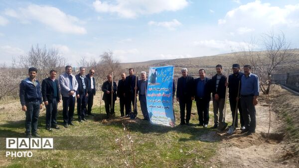 شهرستان اسکو، میثاق سبز با شهدا؛ ۴۰نهال، یادگار اربعین عشق و ایثار