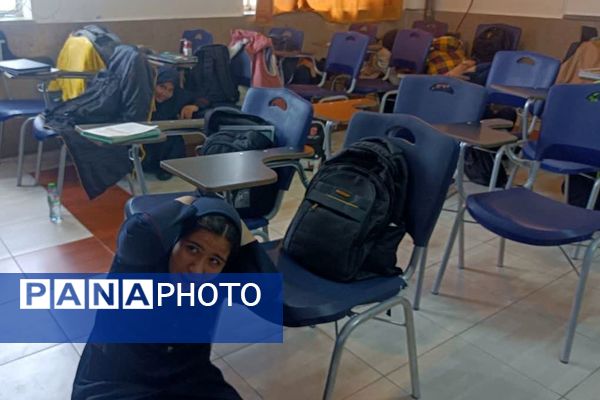 مانور زلزله و ایمنی در مدارس دخترانه ناحیه 3 شیراز