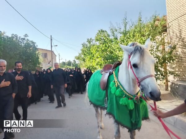 مراسم نمادین قبیله بنی اسد و ۱۳ محرم در روستای علی آباد پیشکوه