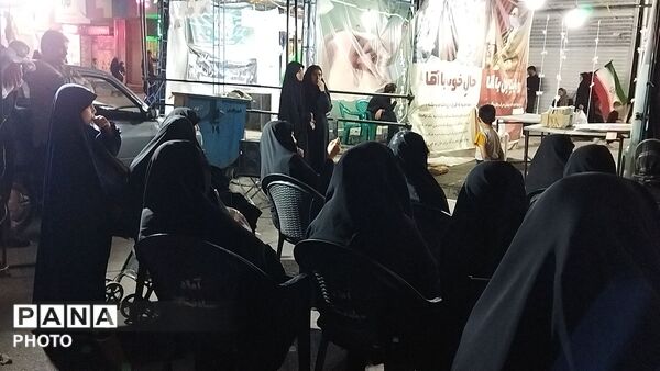 کافه گفتگوی بلوار فضل نیشابور در دومین شب از ماه محرم ۱۴۰۵ 