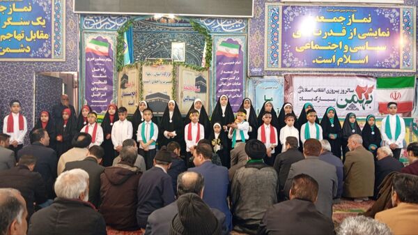 اقامه نماز عبادی سیاسی جمعه همزمان با ایام دهه فجر و اعیاد شعبانیه 