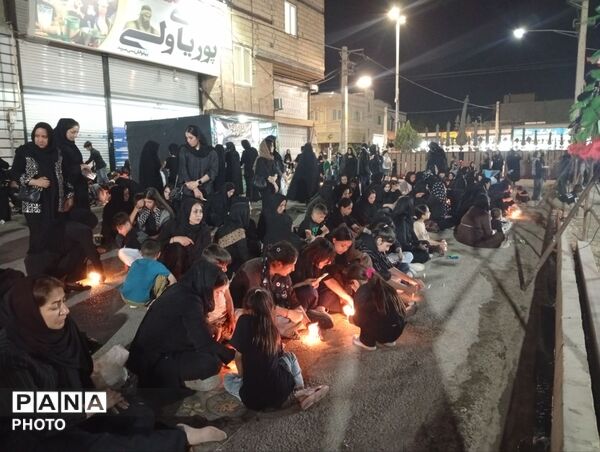 مراسم شام غریبان در نظرآباد 