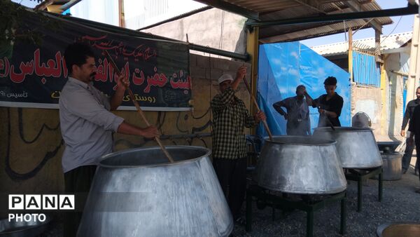 ثبتِ لحظاتِ تاسوعا در روستای رباط مراد