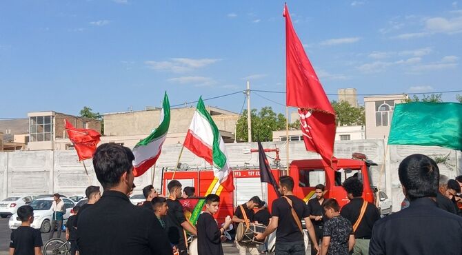 عزاداری عاشقان اهل بیت در اجتماع بزرگ عاشورایان