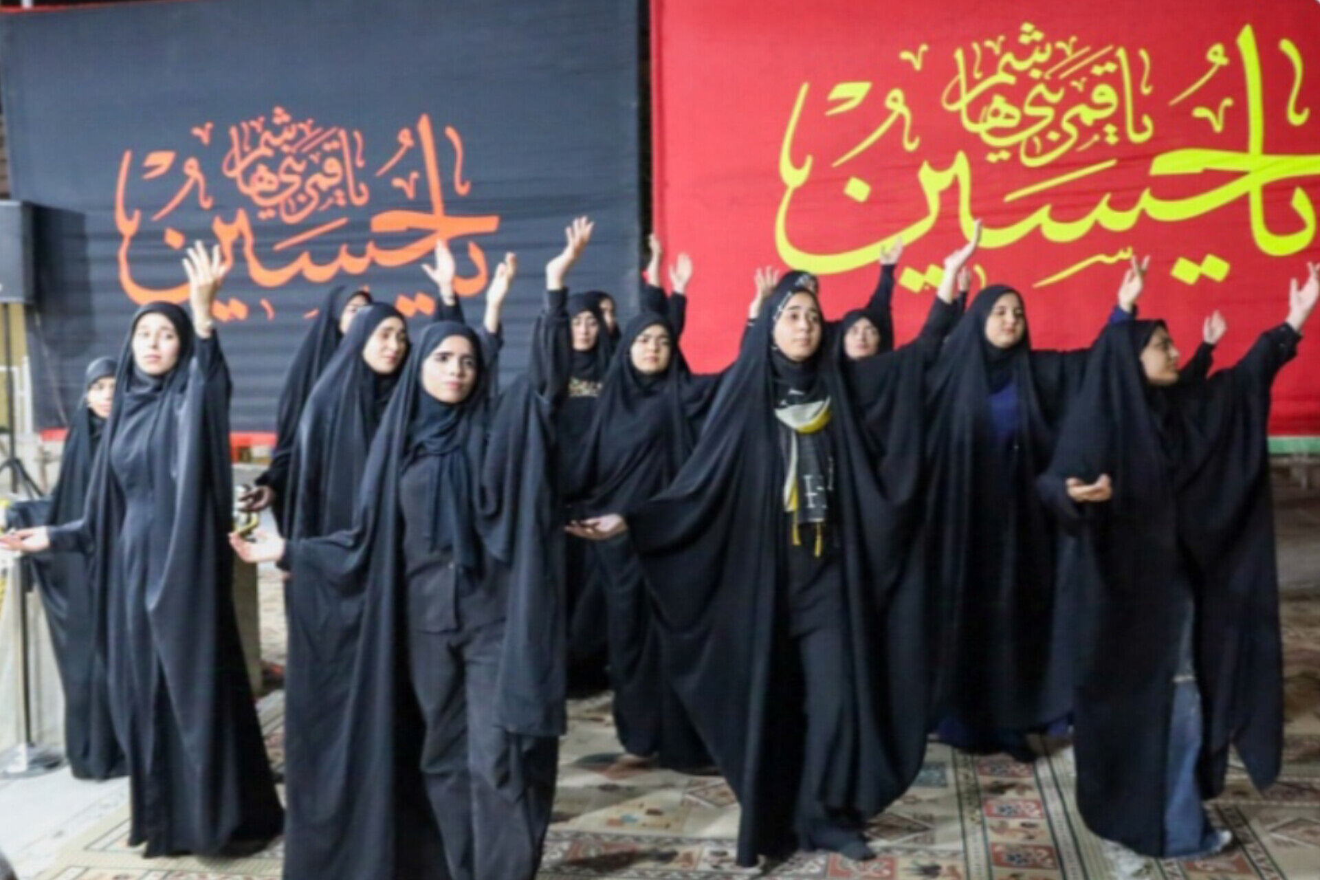مراسم عزاداری و روضه خوانی سالار شهیدان به میزبانی ناحیه 4 شیراز
