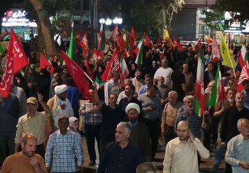 حضوری دیگر ،در راهپیمایی حق علیه باطل شهرستان شیروان