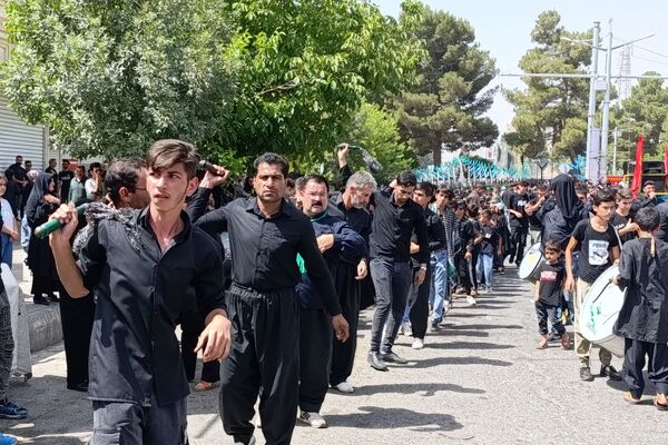 برگزاری مراسم عزاداری تاسوعای حسینی در شهرستان اسلام آباد غرب 