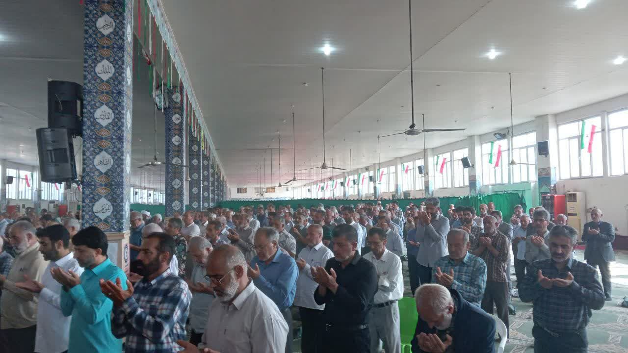 اقامه نماز عید سعید قربان در فریدونکنار