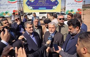 کلنگ‌زنی مجتمع خدمات رفاهی بین‌راهی خاتون در گرمسار با حضور وزیر میراث‌فرهنگی