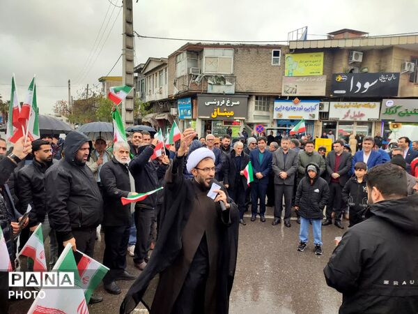 بیعت مردم آق قلا با رهبر جدید