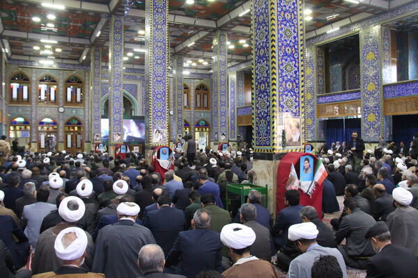 گرامیداشت حماسه ۹ دی در مسجد حظیره یزد