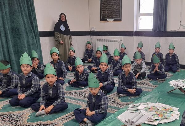 جشن آب و جشن قرآن در دبستان پورشهریاری 