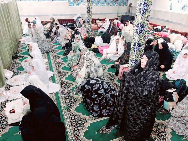 مراسم معنوی اعتکاف در مسجد صاحب الزمان جوادیه