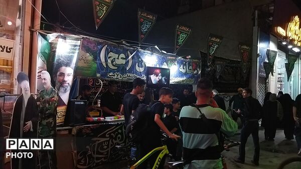 موکب عاشقان ولایت بلوار فضل نیشابور در ششم شب محرم ۱۴۰۵ 