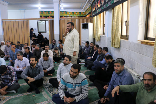 مراسم اربعین شهدای پرواز اردیبهشت در آموزش و پرورش قم